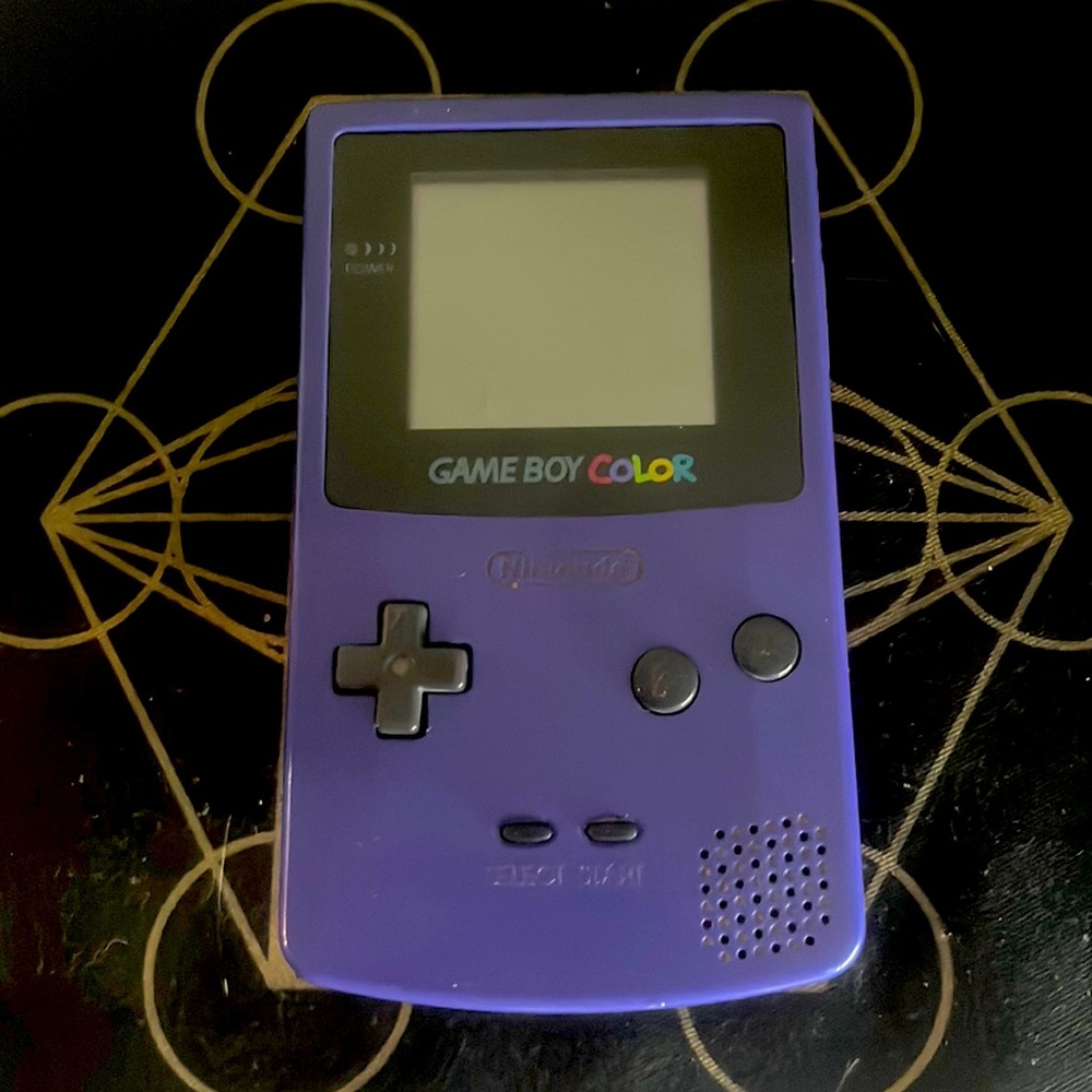Original GAME BOY COLOR PURPLE EDITION GAMEBOY!